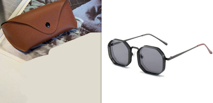Metal Frame Sunglasses for Men and Women – Lightweight, Sleek, and Stylish CJ
