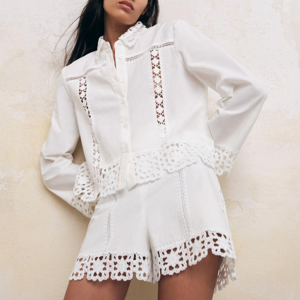 Women's Lace Hollow Out Jacket 