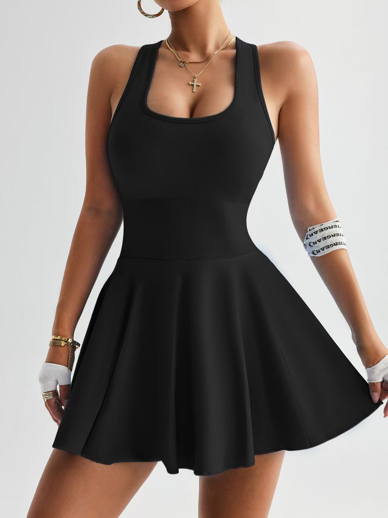 Women’s High Waist Yoga Dress CJ US
