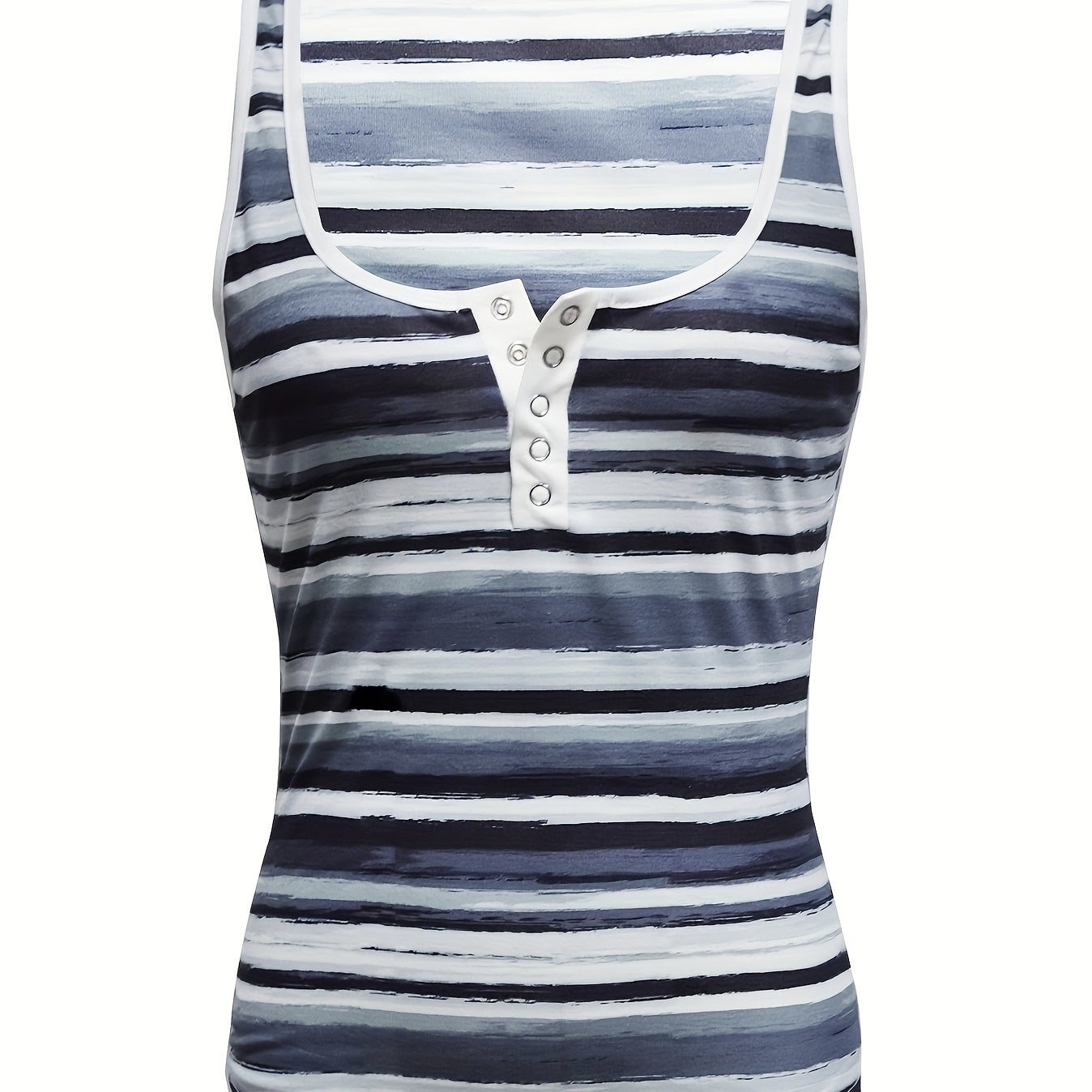 Women’s V‑Neck Striped Camisole Vest CJ US