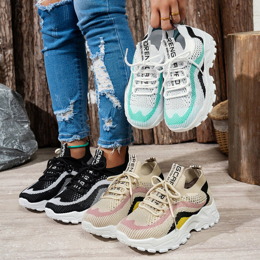 Stylish And Lightweight Soft Bottom Sports Women's Casual Shoes CJ US