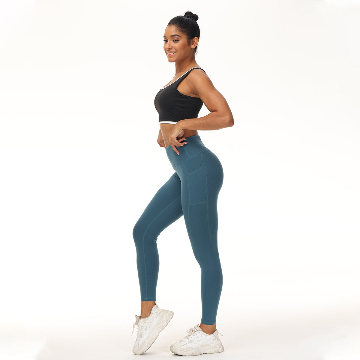 ❄️ Women's Winter Velvet Ankle Pants with Pockets FitiqueFit