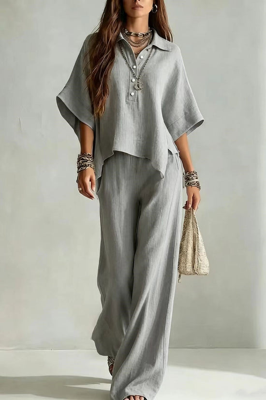 Women's Casual Sleeveless Top & Full-Length Pants Two-Piece Set 