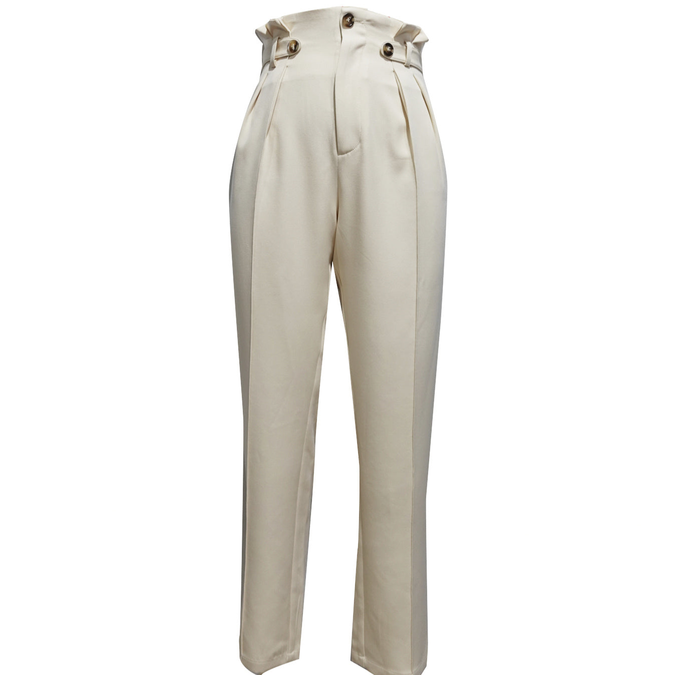 Ladies' Solid Color Casual Wide Leg Pants, Loose And Slimming, Versatile Straight Leg Pants CJ US