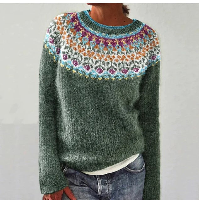 Women’s Fashionable Pullover Sweater Top | Cozy Everyday Knit 