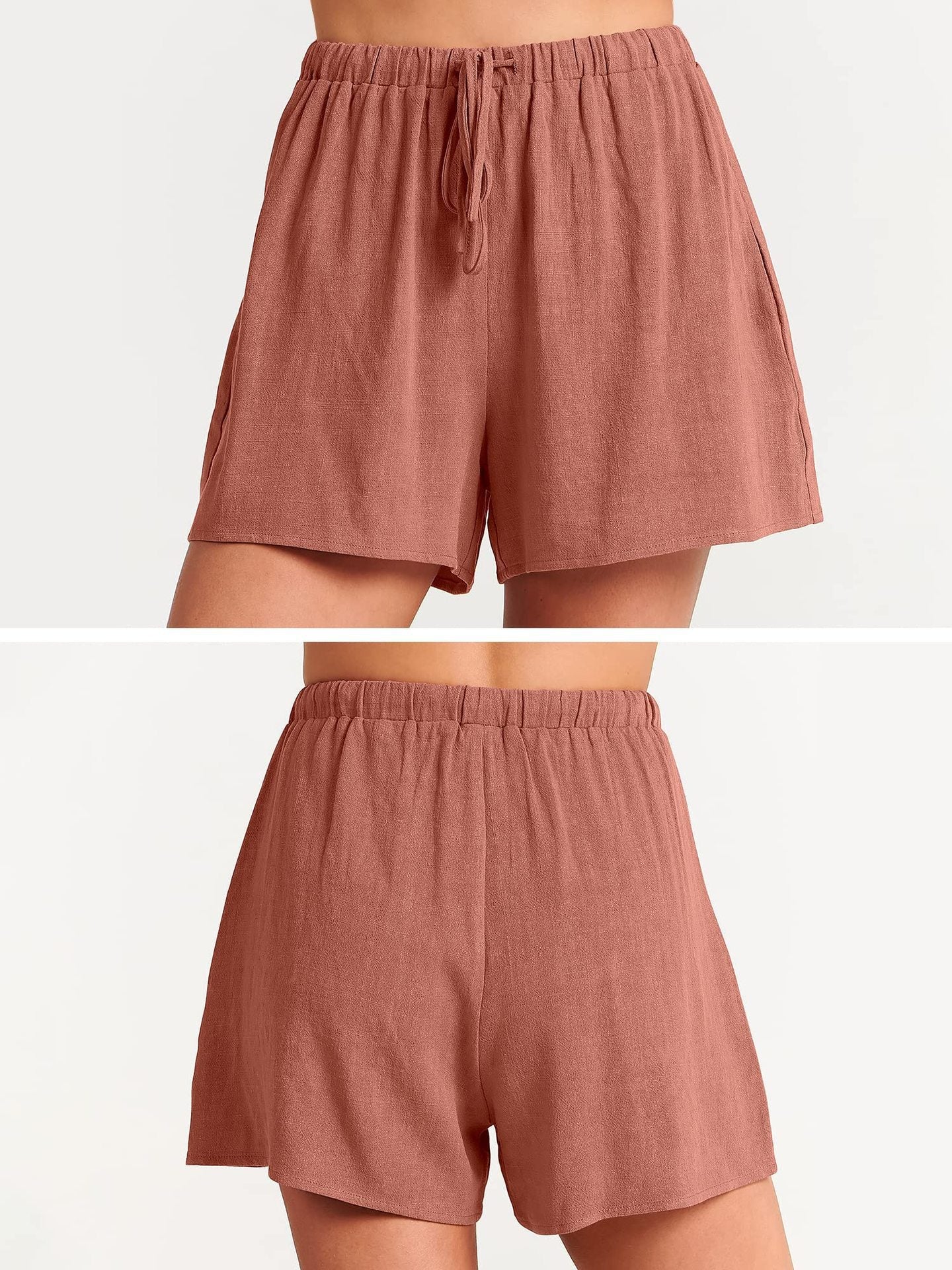 Women's Cotton-Linen Sleeveless Top & Wide-Leg Shorts Set – Retro Street Style 