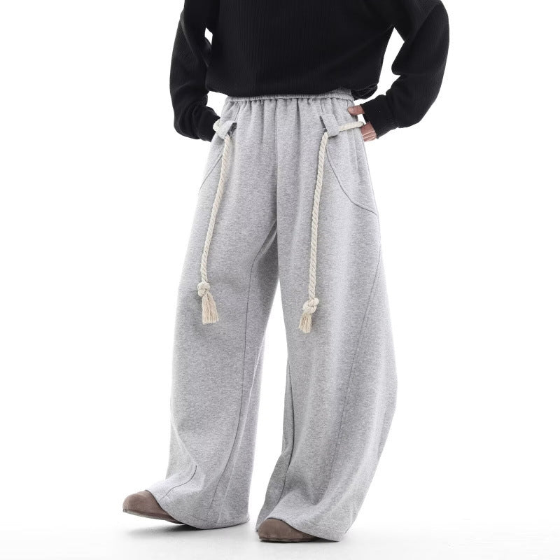Retro Sweatpants Loose-fitting Casual Track Pants 