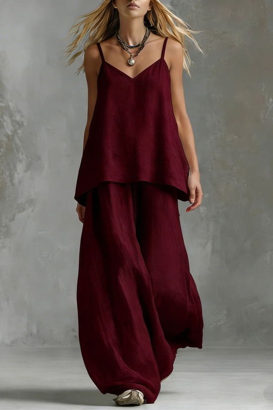 Solid-color Sleeveless Elegant Womens Suit 