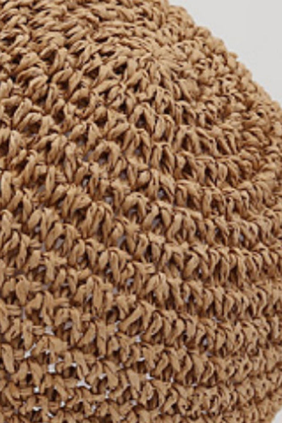 The Korean Version Of The Wide-brimmed, Fringed, Woven Straw Hat, Sun Hat, Round-top Fisherman's Hat, Beach Vacation Hat, And Sandcastle Hat Is Suitable For Vacations. 