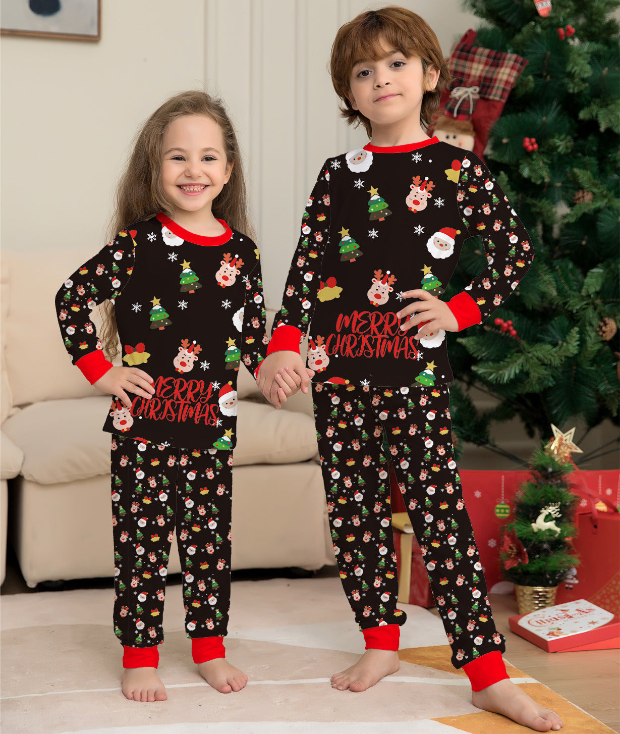 Family Christmas Matching Pajamas Set Christmas Pajamas For Family Christmas PJS Xmas Sleepwear CJ