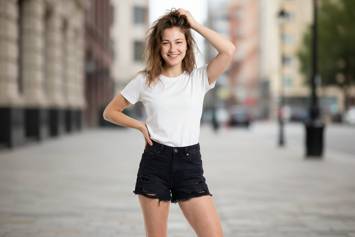 Commuter Tops For Chic European And American Girls Women's Clothing 