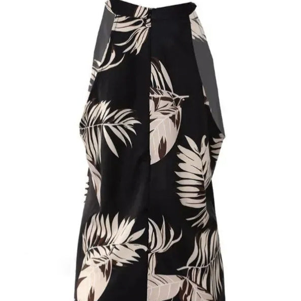 Women's V-neck Printed Off Shoulder Vacation Essential Vest Top CJ US