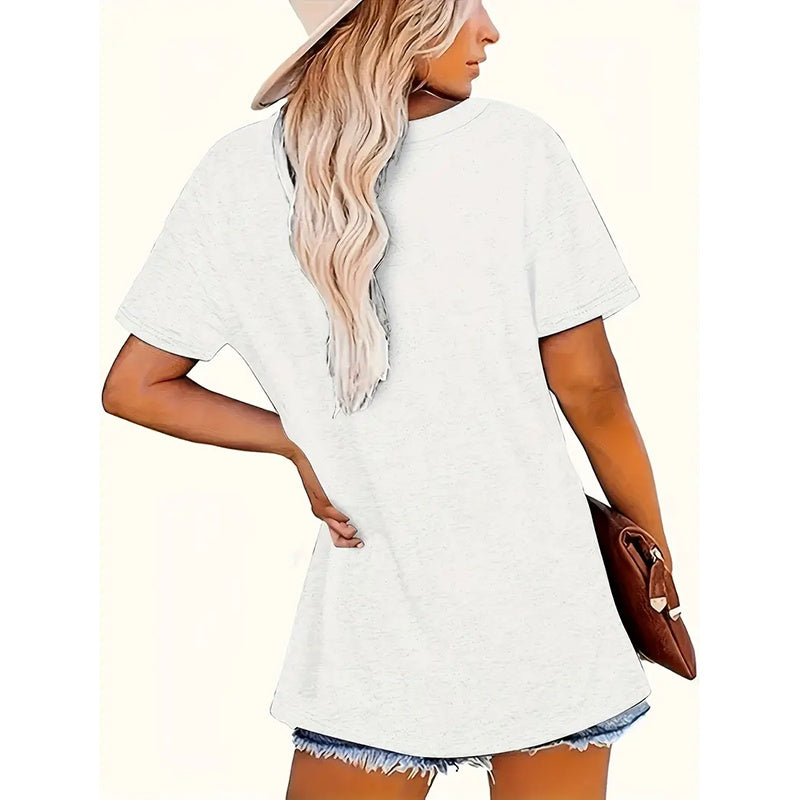 Woman Free Bird Shirt Eagle Graphic Tees Casual Summer Crew Neck Short Sleeve Tops CJ US