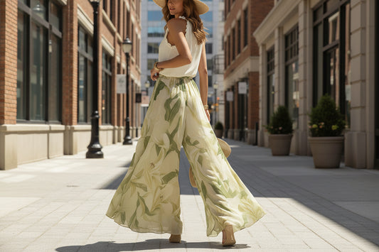 Women's Waist-Cinching Ruffle-Trimmed Elegant Dress 