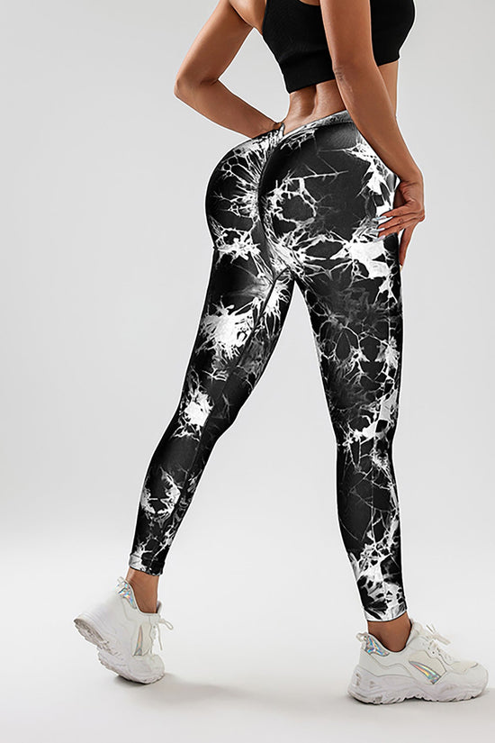 Tie-Dye Slimming Yoga Leggings – Butt Lifting Women's Yoga Pants FitiqueFit