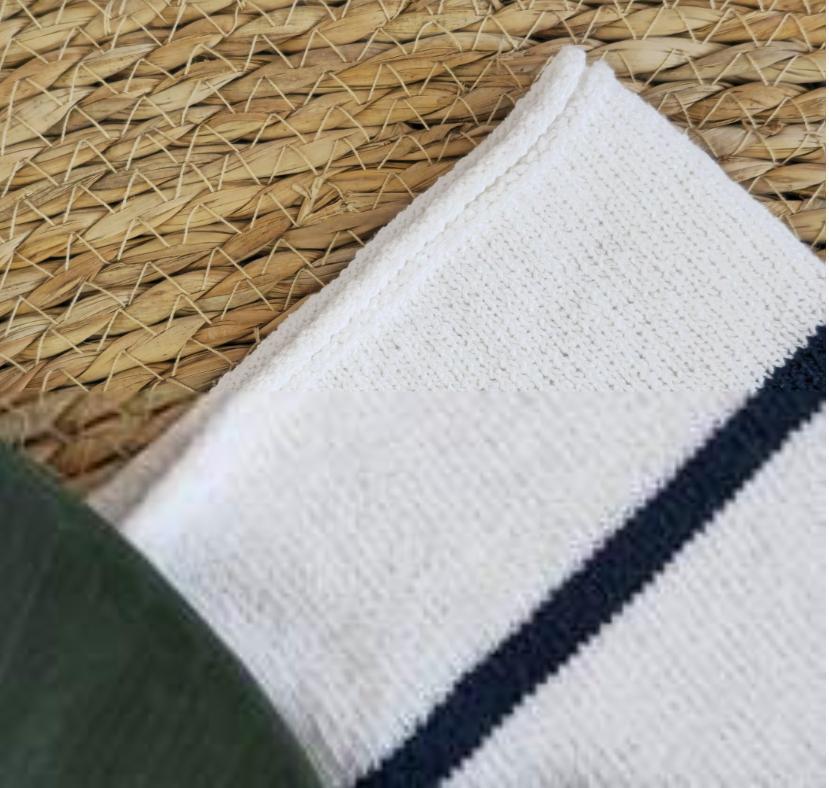 Women's 2025 Spring Summer Casual Fold-Down Short Sleeve Fashion Button Knitted Cardigan Sweater Navy Striped Sleeve Knitted Cardigan CJ US