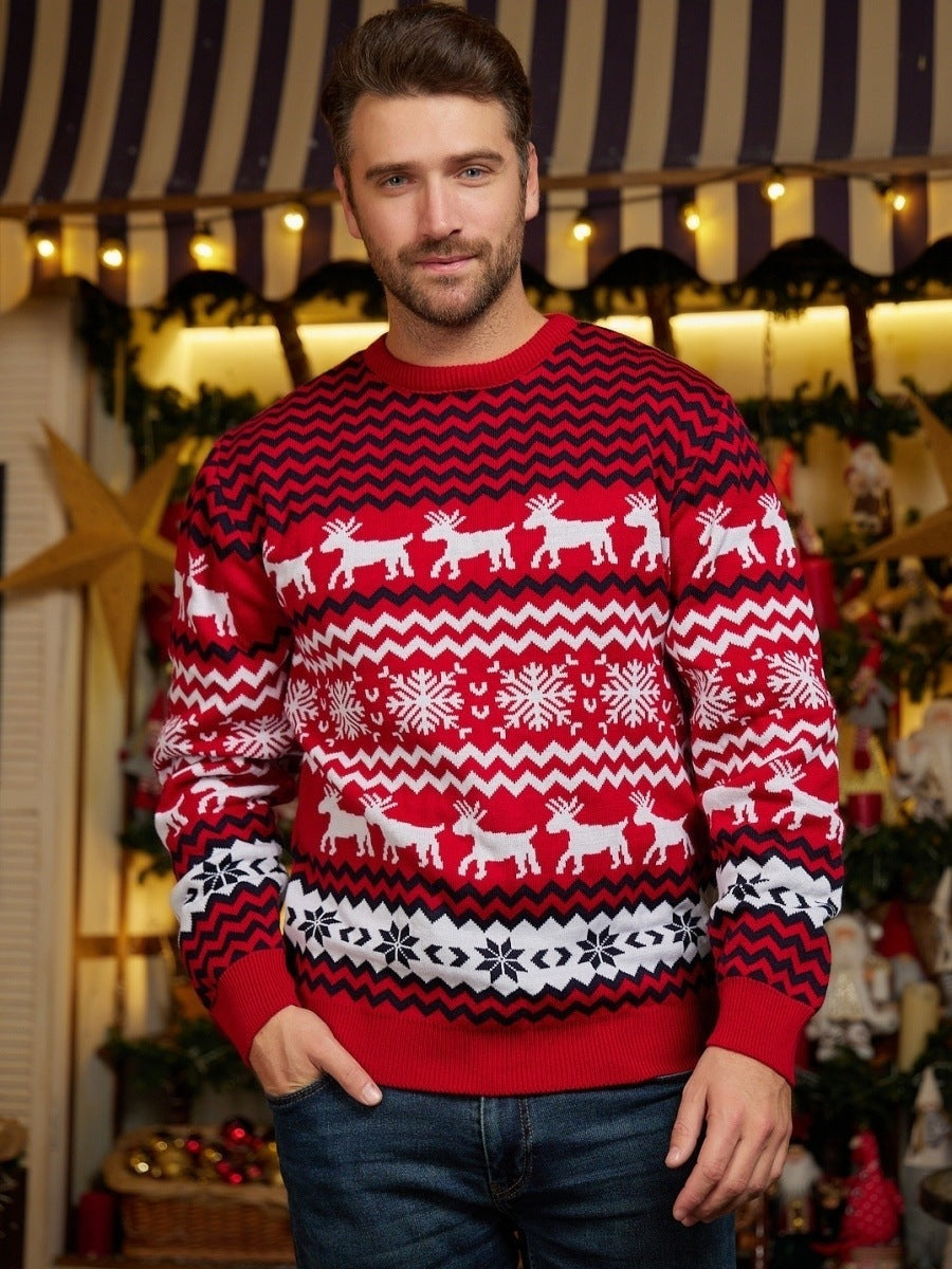 Fashion European And American Sweater New Couple Outfit CJ